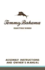 Tommy Bahama Classic Electric Bike Assembly Instructions And Owner'S Manual предпросмотр