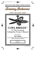 Preview for 1 page of Tommy Bahama COPA BREEZE TB311DBZ Owner'S Manual