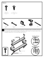 Preview for 3 page of Tommy Docks 4’ Cedar Bench Assembly Instructions Manual