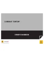 TomTom Carminat GPS Receiver Driver'S Handbook Manual предпросмотр