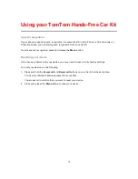 Preview for 12 page of TomTom Hands-Free Car Kit Reference Manual