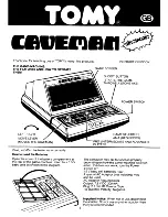 Tomy Caveman User Manual preview