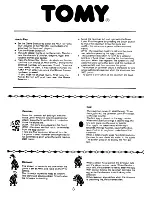 Preview for 3 page of Tomy Caveman User Manual