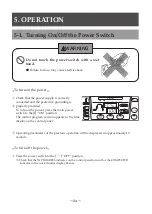 Preview for 25 page of Tomy FLS-1000 Operator'S Manual