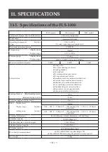 Preview for 62 page of Tomy FLS-1000 Operator'S Manual