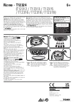 Preview for 12 page of Tomy Rizmo T12312 Instruction Manual