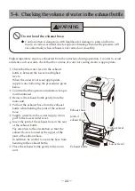 Preview for 25 page of Tomy SX-300E Operator'S Manual