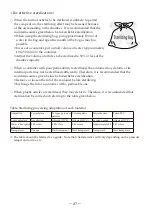 Preview for 28 page of Tomy SX-300E Operator'S Manual