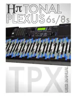 Предварительный просмотр 1 страницы Tonal Plexus TPX 6s User Manual