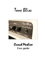 Tone Bliss Crunch Machine User Manual preview