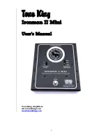 Tone King Ironman II Mini User Manual preview