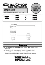 Tone P150A Instruction Manual предпросмотр