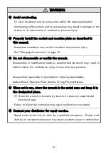 Preview for 9 page of Tone Power Digitorqon PDX-301F Instruction Manual