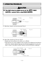 Preview for 18 page of Tone S-110EZ Instruction Manual