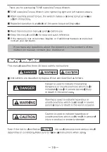 Preview for 21 page of Tone T6L420NR Unstruction Manual