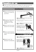 Preview for 22 page of Tone T6L420NR Unstruction Manual