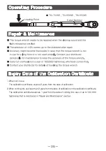 Preview for 37 page of Tone T6L420NR Unstruction Manual