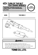 Tone TNC-24EZA-1 Instruction Manual preview