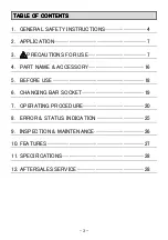 Предварительный просмотр 4 страницы Tone TNC-24EZA-1 Instruction Manual