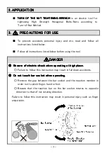 Предварительный просмотр 8 страницы Tone TNC-24EZA-1 Instruction Manual