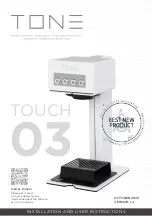 Tone TOUCH 03 Installation And User Instructions Manual preview