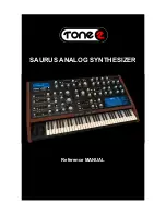 Предварительный просмотр 1 страницы Tone2 Saurus Reference Manual