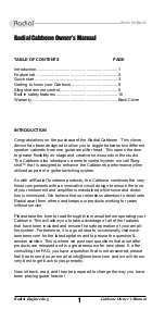 Preview for 2 page of Tonebone R800 7060 00 Owner'S Manual