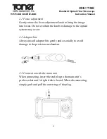 Preview for 10 page of Toner OMC-750E Instruction Manual