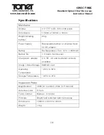 Preview for 11 page of Toner OMC-750E Instruction Manual