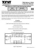 Toner TIBA Series Instruction Manual предпросмотр