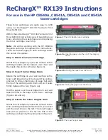 TonerRefillKits ReChargX RX139 Instructions Manual preview