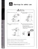 Preview for 4 page of Tong Yang WPU-8900C/F Safety Instruction