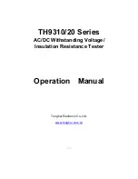 Tonghui Electronic TH9310 Series Operation Manual предпросмотр