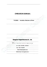 Preview for 1 page of Tonghui TH2683A Operation Manual