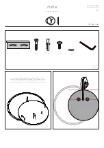 Предварительный просмотр 1 страницы TONIN CASA Opaca circle Assembly Instructions