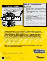 Preview for 2 page of Tonka CHUCK MY TALKING TRUCK Manual