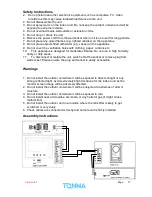 Preview for 17 page of Tonna 683300 Safety & Operating Instructions Manual