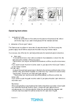 Предварительный просмотр 19 страницы Tonna Futuro 683100 Safety & Operating Instructions Manual