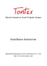 Tontex CY-100K Installation Instruction preview