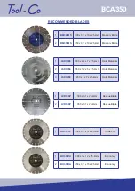 Preview for 18 page of Tool-Co BCA350 Operating Manual