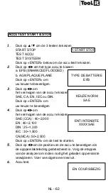 Предварительный просмотр 62 страницы Tool it 024182 Operating Instructions Manual