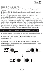 Предварительный просмотр 81 страницы Tool it 024182 Operating Instructions Manual