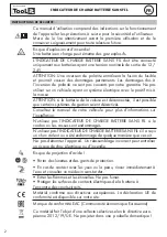 Предварительный просмотр 2 страницы Tool it 024212 Translation Of The Original Instructions