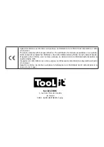 Предварительный просмотр 65 страницы Tool it 024229 Manual