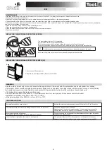 Предварительный просмотр 6 страницы Tool it 062245 Manual