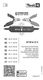 Предварительный просмотр 1 страницы Tool it BTW 12 V Operating Manual