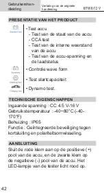 Предварительный просмотр 42 страницы Tool it BTW 12 V Operating Manual