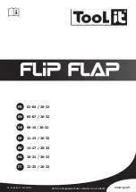 Предварительный просмотр 1 страницы Tool it FLIP FLAP Manual