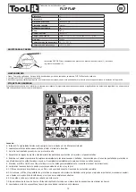 Предварительный просмотр 13 страницы Tool it FLIP FLAP Manual