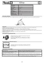 Предварительный просмотр 20 страницы Tool it FLIP FLAP Manual